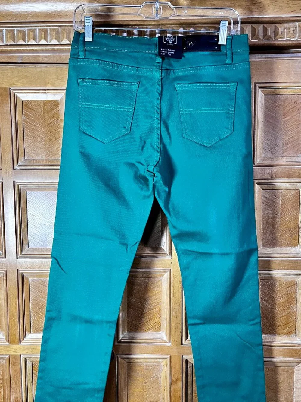 TNM Jeans The Next Movement Men’s 30x29 TNM1991 Green Skinny Stretch NWT